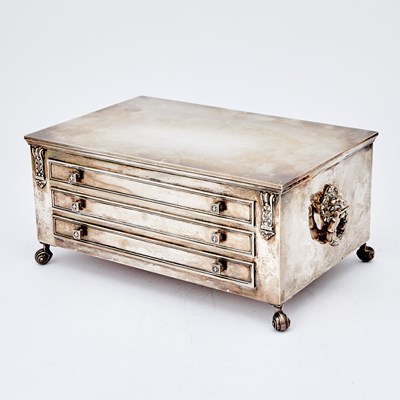 Lot 313 - American Sterling Silver Jewelry Box