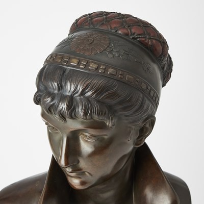 Lot 339 - Bronze Bust of a Woman