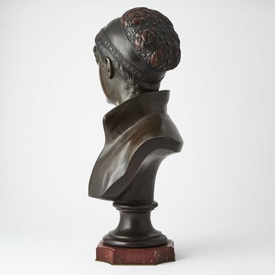 Lot 339 - Bronze Bust of a Woman