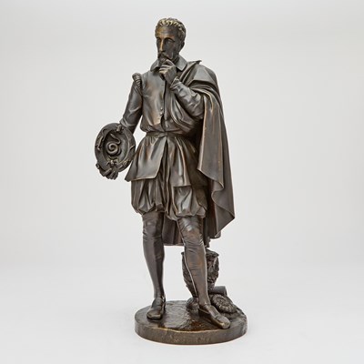 Lot 320 - French Patinated Bronze Figure of Bernard Palissy