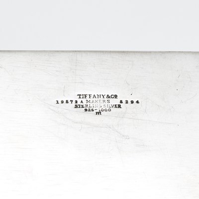 Lot 219 - Tiffany & Co. Sterling Silver Cigarette Box