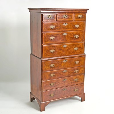 Lot 127 - George II Walnut Chest on Chest