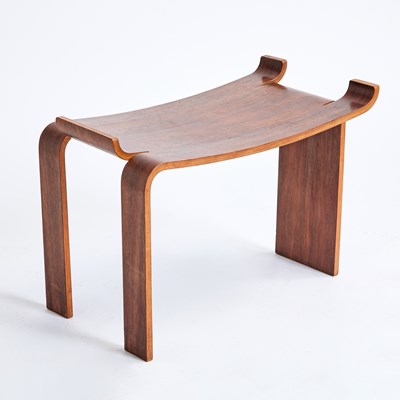 Lot 348 - Kai Lyngfeldt Larsen Rosewood and Plywood Stool