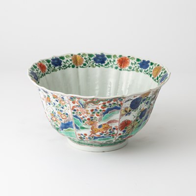 Lot 182 - A Fine Chinese Famille Verte Porcelain Bowl