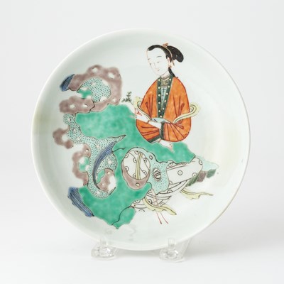 Lot 190 - A Rare Chinese Famille Verte Porcelain Dish