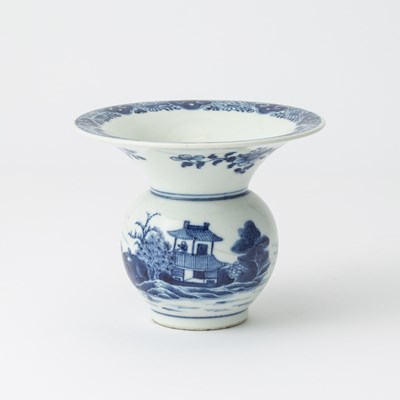 Lot 199 - A Chinese Blue and White Porcelain Zhadou