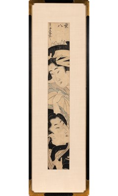 Lot 357 - A Japanese Ukiyo-e Pillar Print