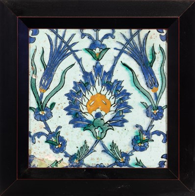 Lot 335 - An Iznik Pottery Tile