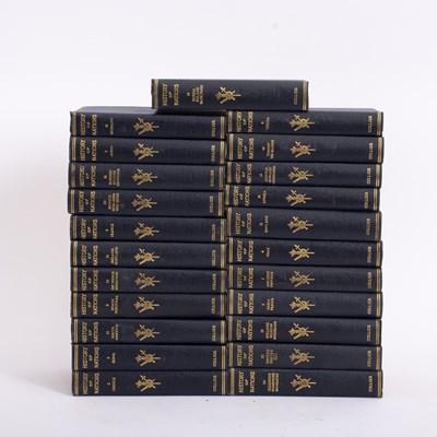 Lot 92 - Group of Blue Leather Bound Books