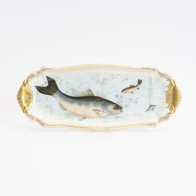 Lot 98 - French Porcelain Fish Platter