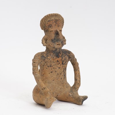 Lot 227 - Pre-Columbian Jalisco Pottery Seated Figure