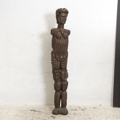 Lot 140 - African Carved Wood Female Figure