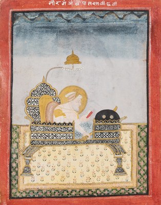 Lot 762 - An Indian Painted Miniature