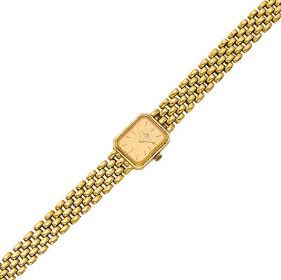 Lot 1020 - Baume & Mercier Lady's Gold Wristwatch