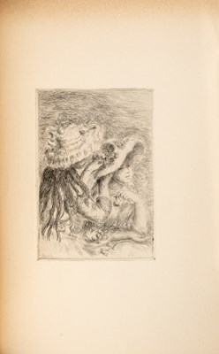 Lot 282 - With the original drypoint by Renoir, Jeunes filles fleurissant leurs chapeaux