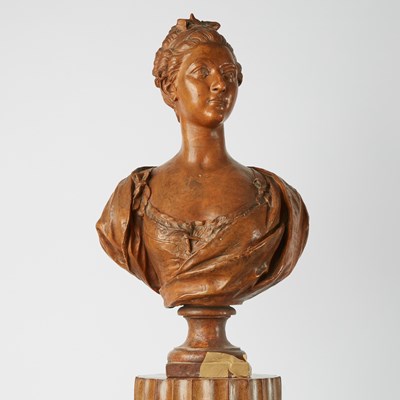 Lot 204 - Terra Cotta Bust of a Woman