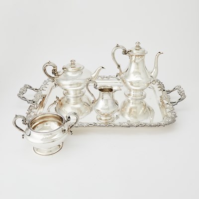 Lot 1125 - Victorian Sterling Silver Tea and Coffee Service