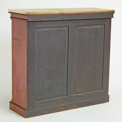 Lot 181 - Regency Style Marble Top Rosewood Bookcase