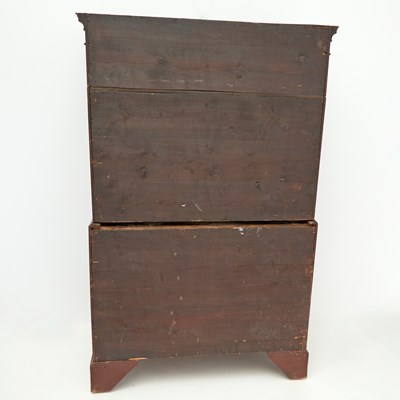 Lot 137 - George III Mahogany Chest on Chest
