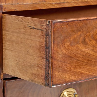 Lot 139 - George III Style Inlaid Mahogany Chest of Drawers