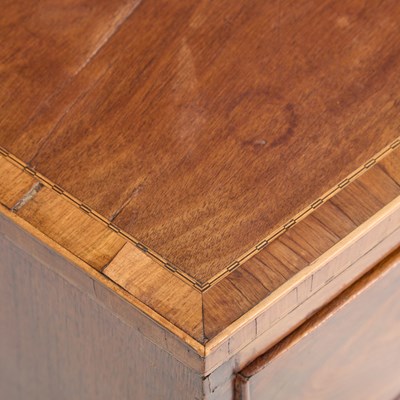 Lot 139 - George III Style Inlaid Mahogany Chest of Drawers
