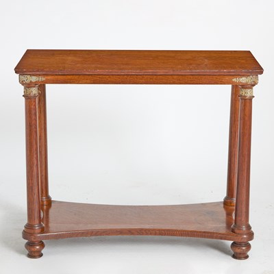Lot 273 - Empire Style Oak Console