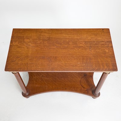Lot 273 - Empire Style Oak Console