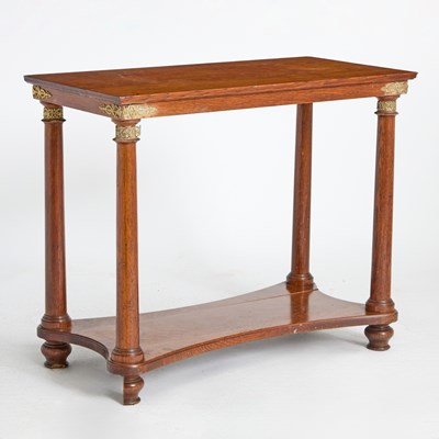 Lot 273 - Empire Style Oak Console