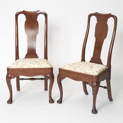 Lot 144 - Set of Four George II Mahogany Side Chairs