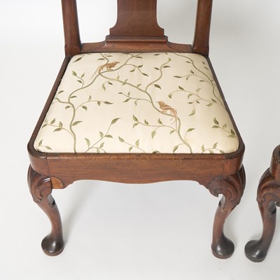 Lot 144 - Set of Four George II Mahogany Side Chairs