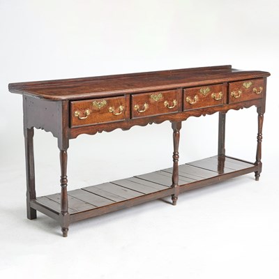 Lot 148 - George III Oak Dresser Base