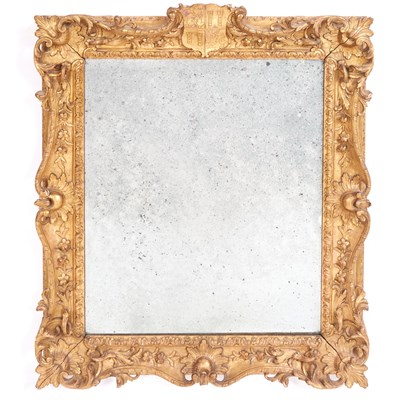 Lot 279 - Louis XV Style Giltwood Mirror