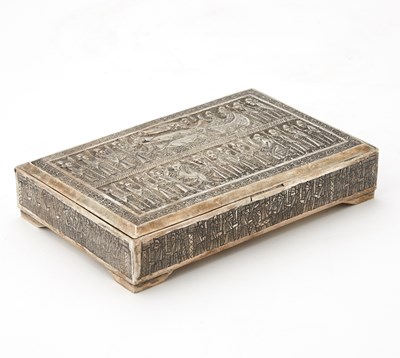 Lot 230 - Persian Silver Table Box