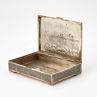Lot 230 - Persian Silver Table Box