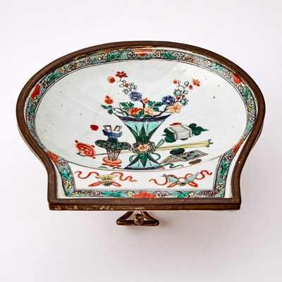 Lot 591 - A Chinese Famille Verte Porcelain Bowl