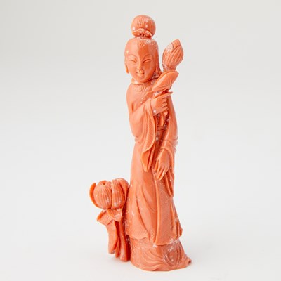 Lot 9 - A Group of Three Coral Articles