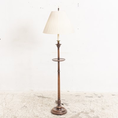 Lot 184 - Mahogany Floor Lamp