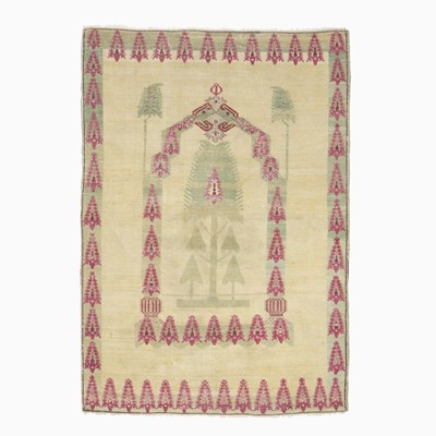 Lot 793 - Ghiordes Prayer Rug