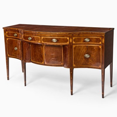 Lot 425 - Federal Inlaid Mahogany Sideboard