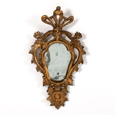 Lot 324 - Venetian Style Carved and Giltwood Mirror