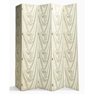 Lot 353 - Trompe L'Oeil Five-Panel Wallpaper Screen