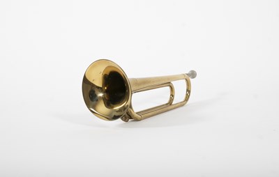 Lot 162 - Getzen Deluxe Brass Bugle Used by Angela Lansbury in Mame