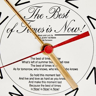 Lot 196 - Best of Times Composition Circular Clock