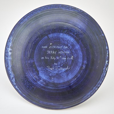 Lot 197 - Jerry Herman Musicals Incised Ceramic Plate by Paul Bellardo