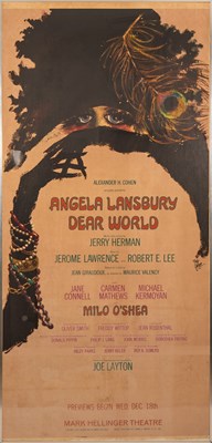 Lot 254 - A large two-sheet Dear World subway poster