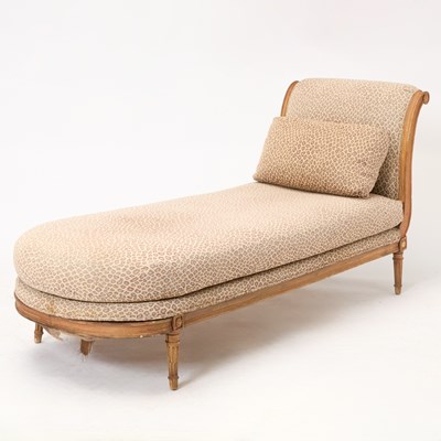 Lot 221 - Mack and Mabel Louis XVI Style Chaise Lounge