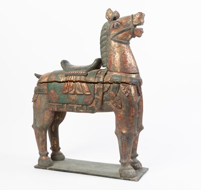 Lot 161 - Chinese Giltwood Figure of a Horse