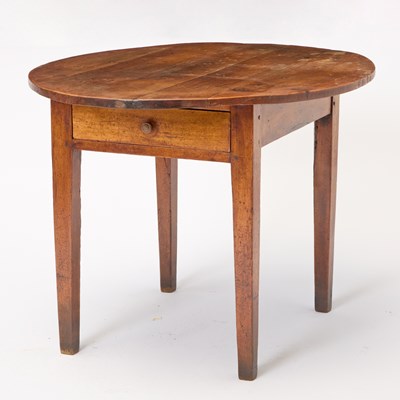 Lot 158 - English Provincial Elm Oval Table