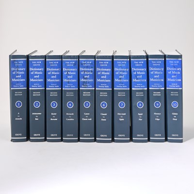 Lot 188 - Jerry Herman's set of Grove's Dictionary