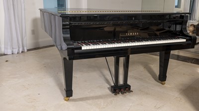 Lot 211 - Yamaha Model C7 Ebonized Grand Piano